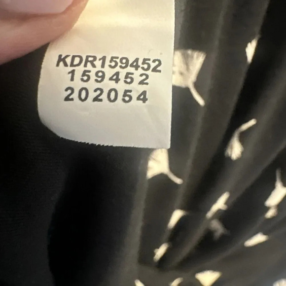 J. Jill Wearever Maxi Dress Size XL Petite Black Elastic Waist All Over Print - Picture 8 of 8